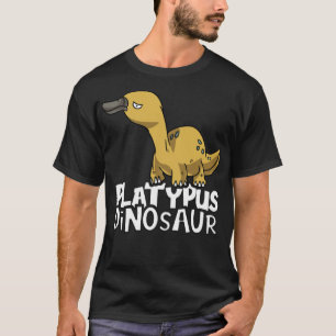 Funny Australian Dinosaur Platypus DInosaur golden T-Shirt