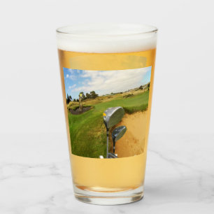 Funny Australian Golf Design, Beer Glass