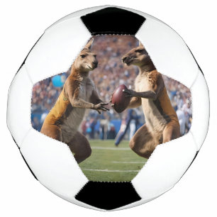 Funny Australian Kangaroos Playing Aussie Football