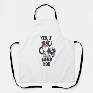 Funny Australian Shepherd Mum Gifts Aussie Yes I H Apron