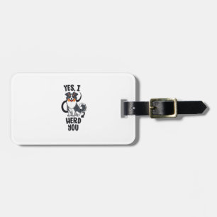 Funny Australian Shepherd Mum Gifts Aussie Yes I H Luggage Tag