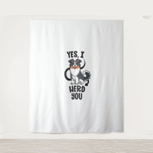 Funny Australian Shepherd Mum Gifts Aussie Yes I H Tapestry