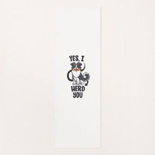 Funny Australian Shepherd Mum Gifts Aussie Yes I H Yoga Mat