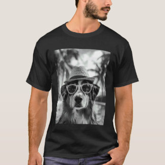 Funny Australian Shepherd Selfie Dog Summer Vacati T-Shirt