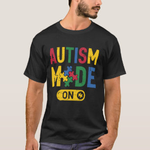 Funny Autism Awareness Autistic Autism Mode On Puz T-Shirt