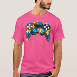 Funny Autism Awareness Gamer Video Game Gaming ret T-Shirt