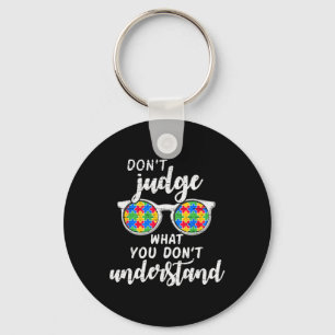 Funny Autism Awareness Key Ring