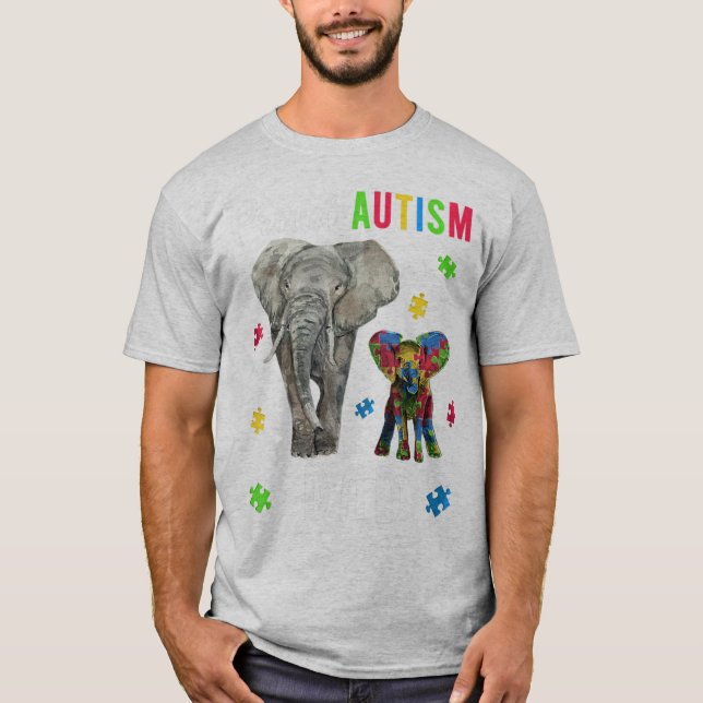 Funny Autism Awareness Tshirt For Men. This Cool A (Front)