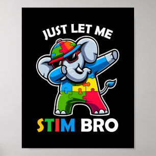 Funny Autism Cute Autism Awareness Kids  Poster