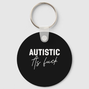 Funny Autism Jokes Key Ring