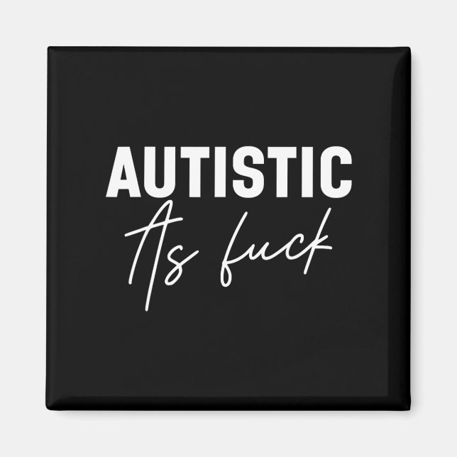 Funny Autism Jokes  Magnet (Front)