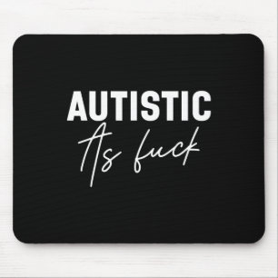 Funny Autism Jokes Mouse Mat