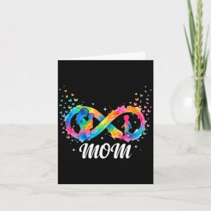 Funny autism mum quote neurodiversity awareness card