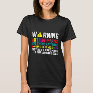 Funny Autism Mum Women Autism Awareness Day T-Shirt