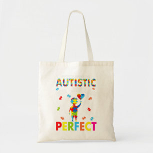 Funny Autism quotes "Society Says I'm Autistic, Go Tote Bag