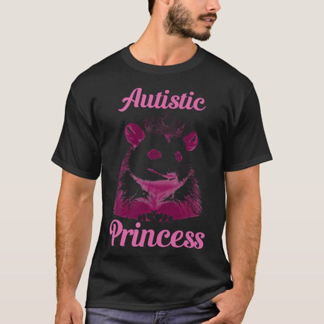 Funny Autistic Princess T-Shirt (Front)