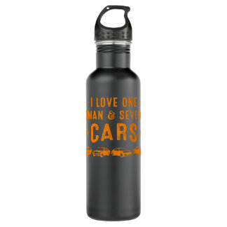 Funny Auto Mechanic Car Lover  Men Cool Car Enthus 710 Ml Water Bottle
