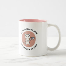 Funny Autopilot Mode Coffee Mug – Sleepy Cat Desig