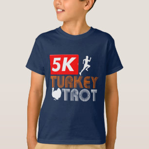 Funny Autumn Thanksgiving Turkey Trot Fall T-Shirt