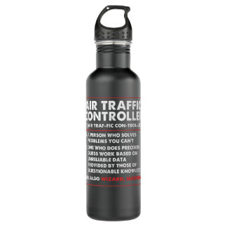 Funny Aviation Air Traffic Controller 710 Ml Water Bottle