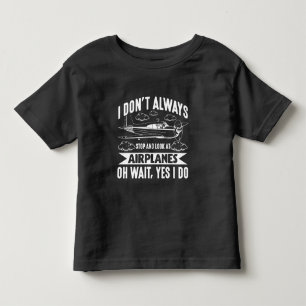Funny Aviation Aircraft Airplane Lover Plane Toddler T-Shirt