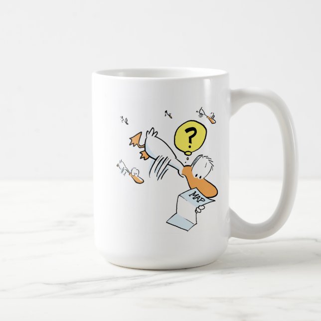 Funny Aviation Cartoon Coffee Mug (Right)