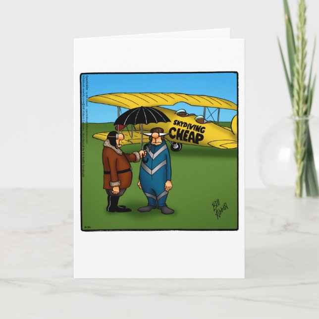 Funny Aviation History Month Greeting Card (Front)