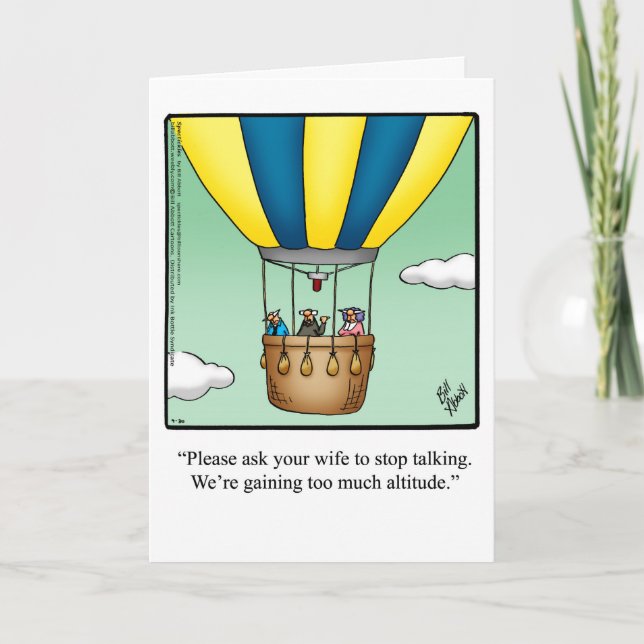 Funny Aviation History Month Greeting Card (Front)