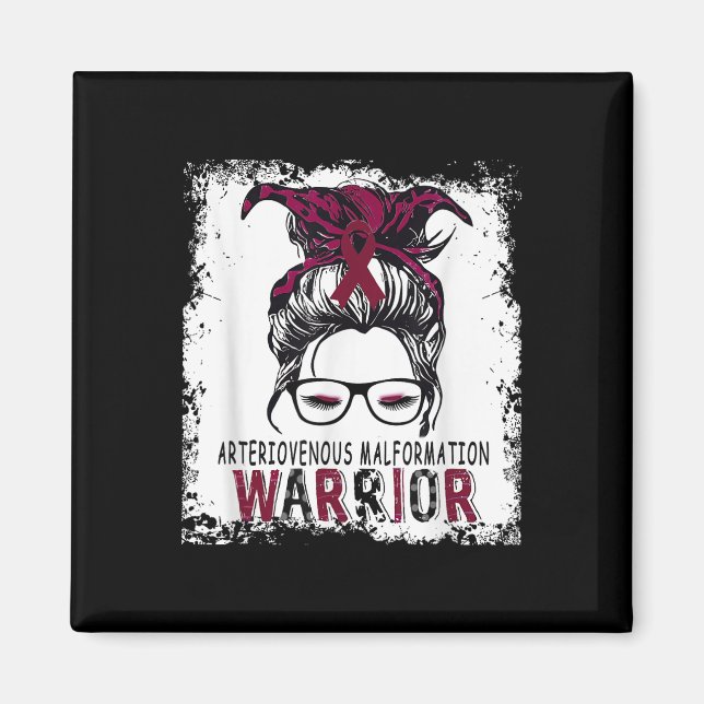 Funny Avm Arteriovenous Malformation Awareness,  Magnet (Front)