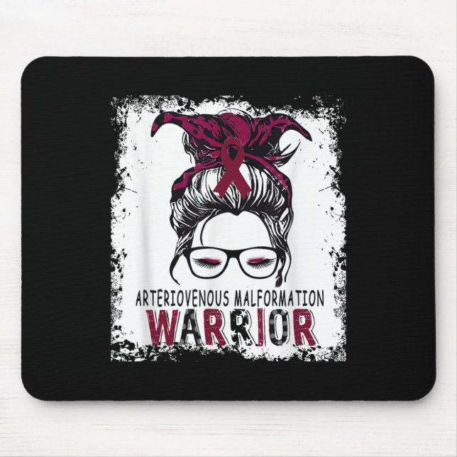 Funny Avm Arteriovenous Malformation Awareness,  Mouse Mat (Front)