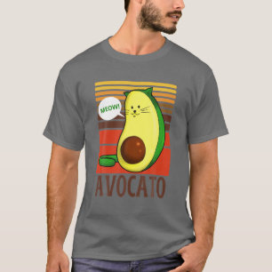 Funny Avocado Avocato Cat Gifts For Cats Lover T-Shirt