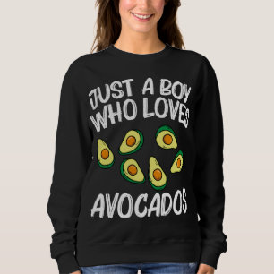 Funny Avocado For Boys Kids Pear Guac Avocados Mex Sweatshirt