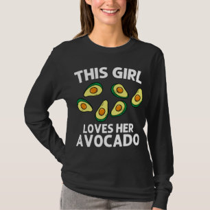 Funny Avocado For Girls Kid Pear Guac Avocados Mex T-Shirt