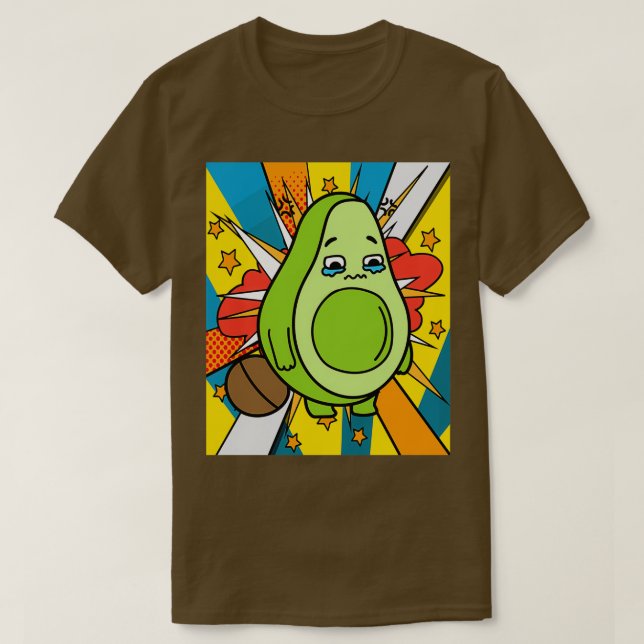 Funny Avocado Fruit 12 T-Shirt (Design Front)