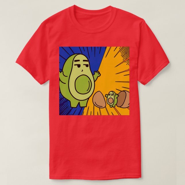 Funny Avocado Fruit 14 T-Shirt (Design Front)