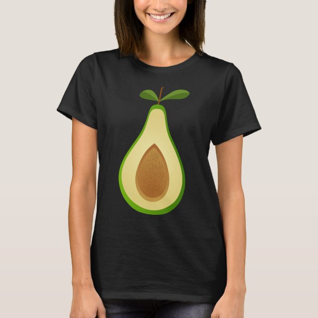 Funny Avocado Fruit Halloween Costume Gift T-Shirt (Front)