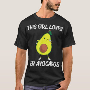 Funny Avocado Gift For Girls Kids Healthy Dessert T-Shirt