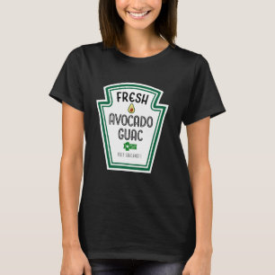 Funny Avocado Guac Group Condiment Family Hallowee T-Shirt