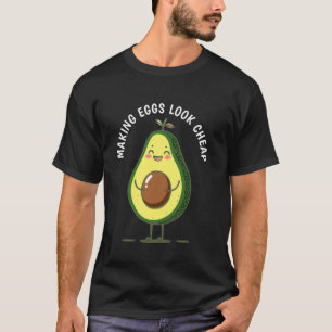 Funny Avocado Inflation Tariffs Egg Joke Mexico T-Shirt