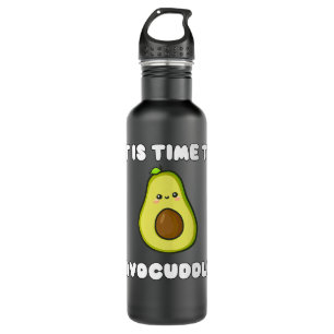 Funny Avocado Its Time To Avocuddle Cute Avocado g 710 Ml Water Bottle