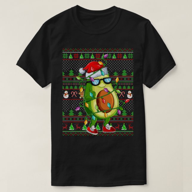 Funny Avocado Lover Family Matching Ugly Avocado C T-Shirt (Design Front)