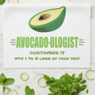 Funny Avocado Lover Tea Towel