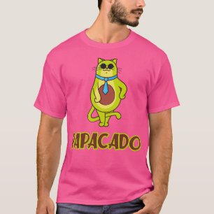 Funny Avocado Papacado Vegan Dad Father Classic TS T-Shirt