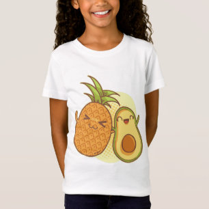 Funny Avocado Pineapple Best Friends BFF Kawaii T-Shirt