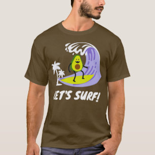 Funny avocado surfing 60 T-Shirt