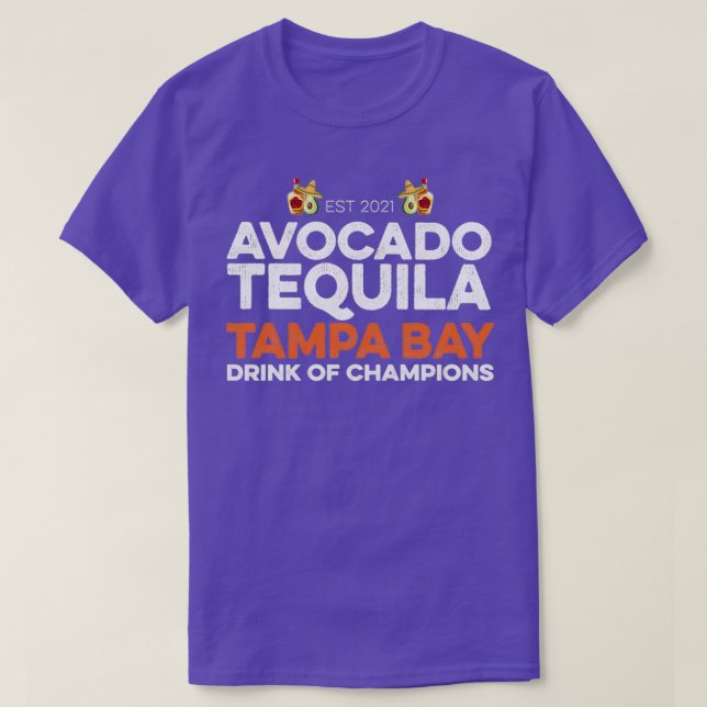 Funny Avocado Tequila 1 T-Shirt (Design Front)