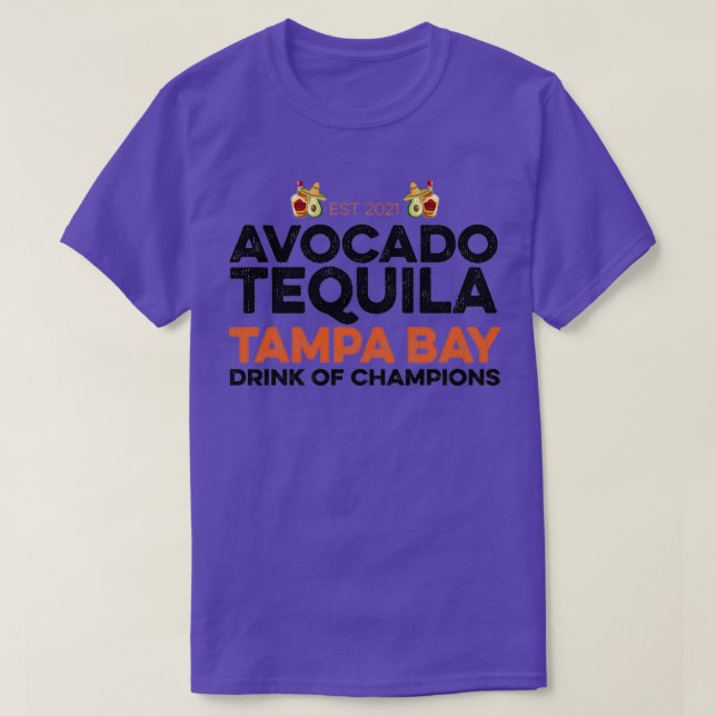 Funny Avocado Tequila 3 T-Shirt (Design Front)