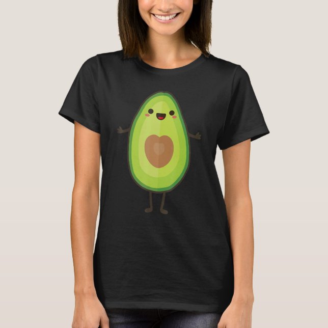 Funny Avocado Valentines Avo-cuddle Avocado Valent T-Shirt (Front)