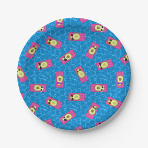 Funny Avocados Paper Plate