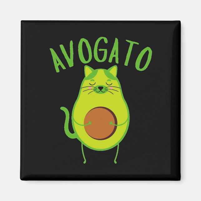 Funny Avogato Magnet (Front)
